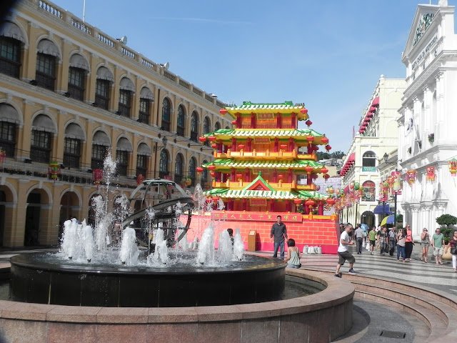 Decorated for the Moon Cake Festival.