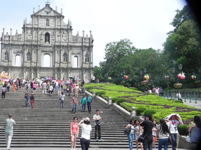 Ruins of St. Paul's Cathedral Facade