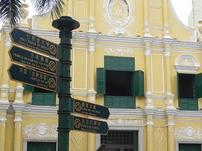 St. Dominic's Church is prime example of Portuguese architecture styles.