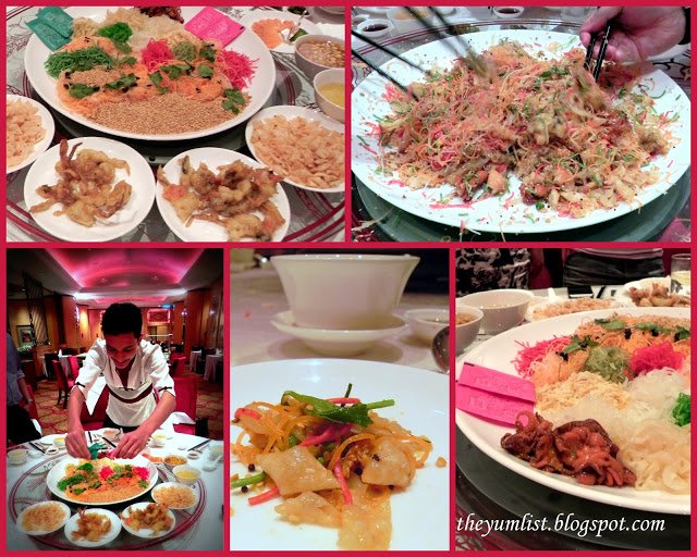 Yee Sang at Celestial Court, Sheraton Imperial Kuala Lumpur Hotel