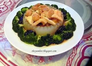 Braised Dried Seafood in Winter Melon, Celestial Court, Sheraton Imperial Kuala Lumpur Hotel