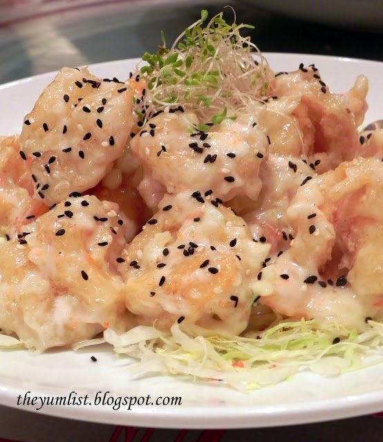 Crispy Prawns in Mayonnaise, Celestial Court, Sheraton Imperial Kuala Lumpur Hotel