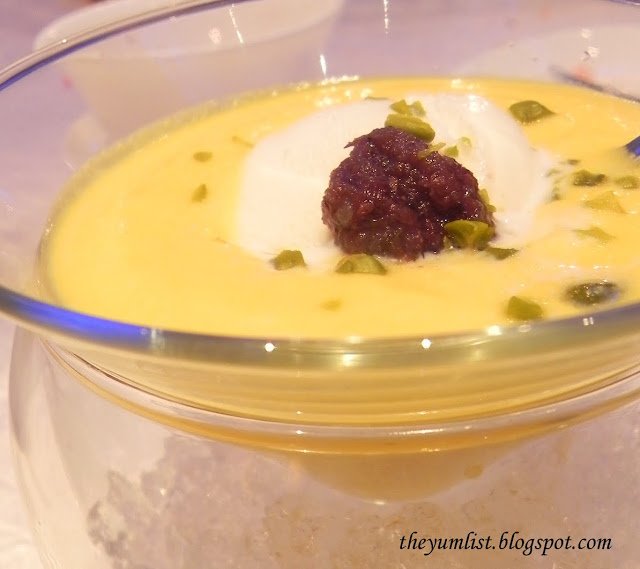 Pumpkin Puree with Coconut Gelato, Celestial Court, Sheraton Imperial Kuala Lumpur