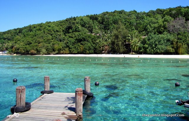 Tanjung Aru, Borneo, Beach resort, Shangri la