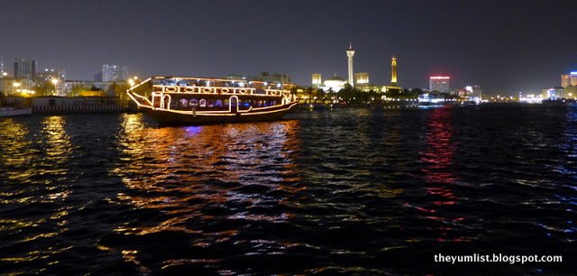 Bateaux Dubai, Dinner Cruise, Dubai Creek, United Arab Emirates