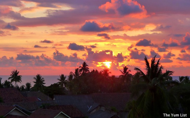 sunset views from Galle