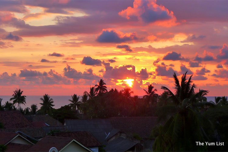 sunset views from Galle