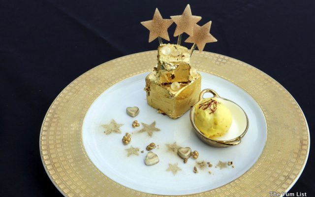 24-Carat Gold Dessert, Taj Exotica Resort and Spa Maldives