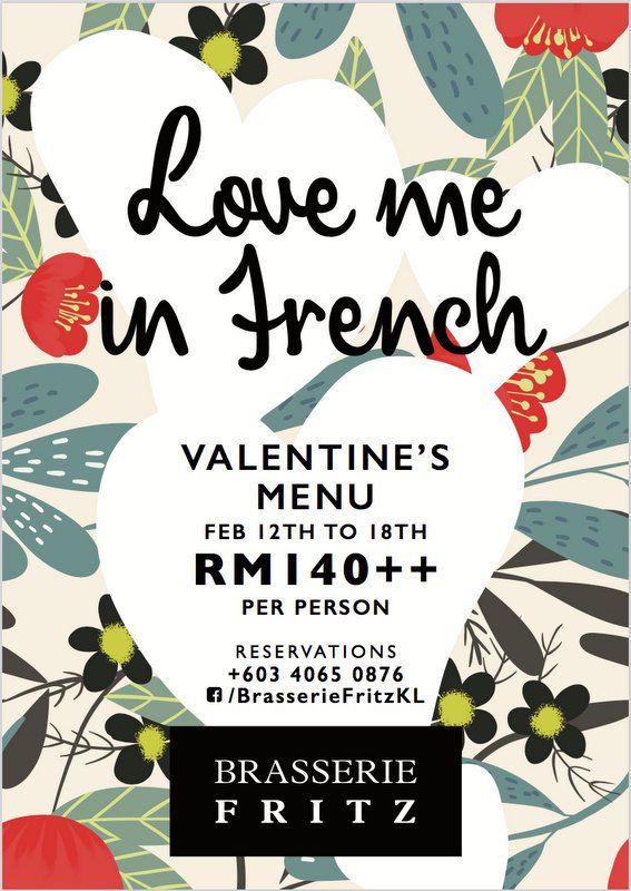 Valentine's Day Kuala Lumpur, Menus and Restaurants