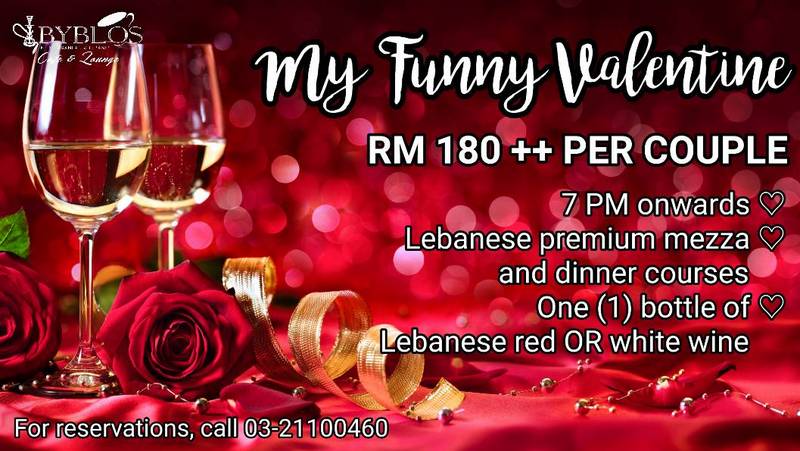 Valentine's Day Kuala Lumpur, Menus and Restaurants