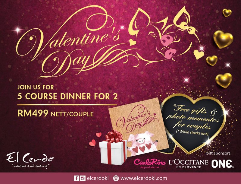 Valentine's Day Kuala Lumpur, Menus and Restaurants