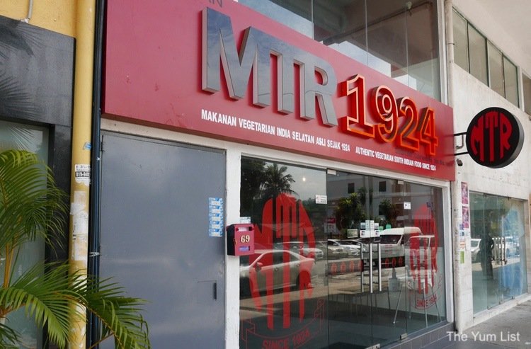 MTR, Indian Vegetarian Restaurant, Brickfields