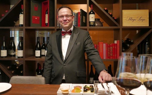 Fabien Duboueix, Head Sommelier of the NCO Club