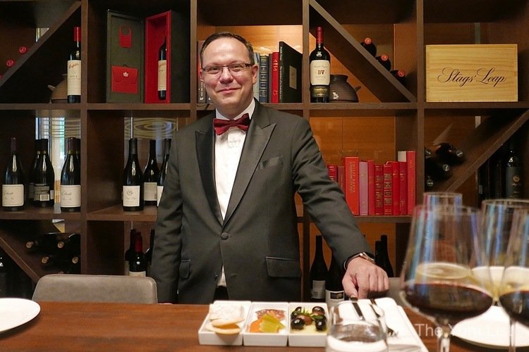 Fabien Duboueix, Head Sommelier of the NCO Club