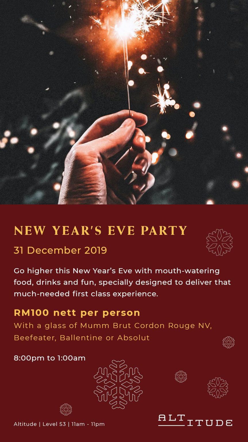 New Year&#039;s Eve Kuala Lumpur 2020 - The Yum List