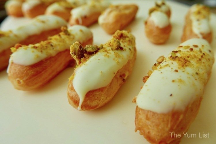 White Choc Eclair High on Sugar