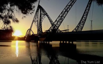 Bridge to OPTUS Stadium