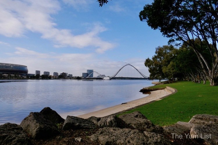 Perth River, Bridge and Optus Stadium