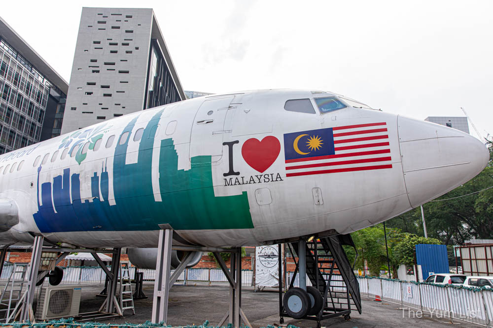 Plane in the City Kuala Lumpur