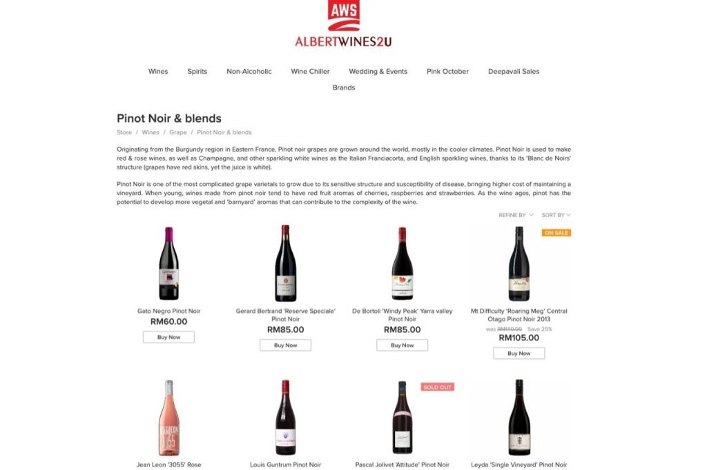 Albert wines