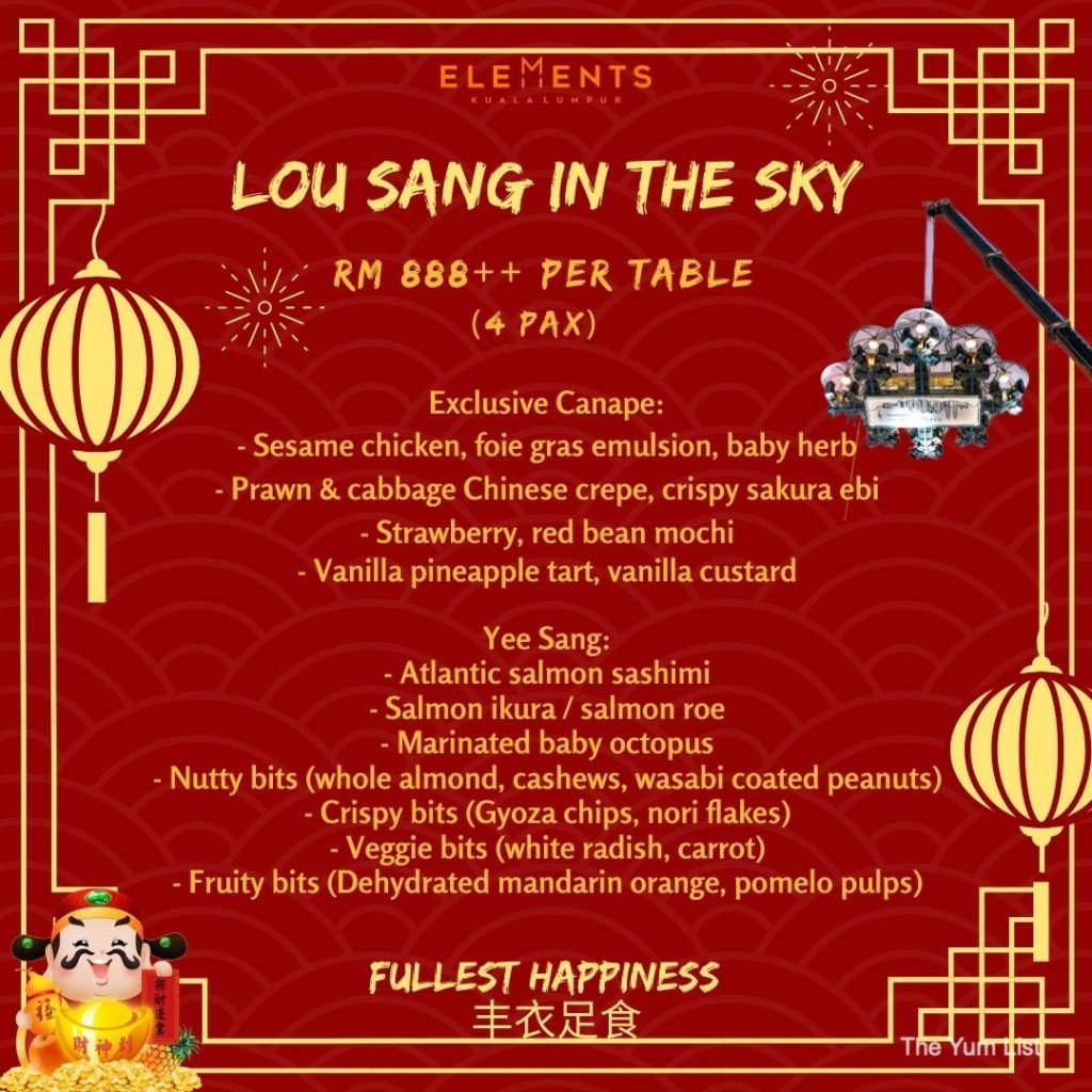 Lounge in the Sky Malaysia, Lou Sang in the Sky