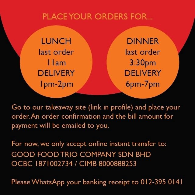 food delivery KL MCO