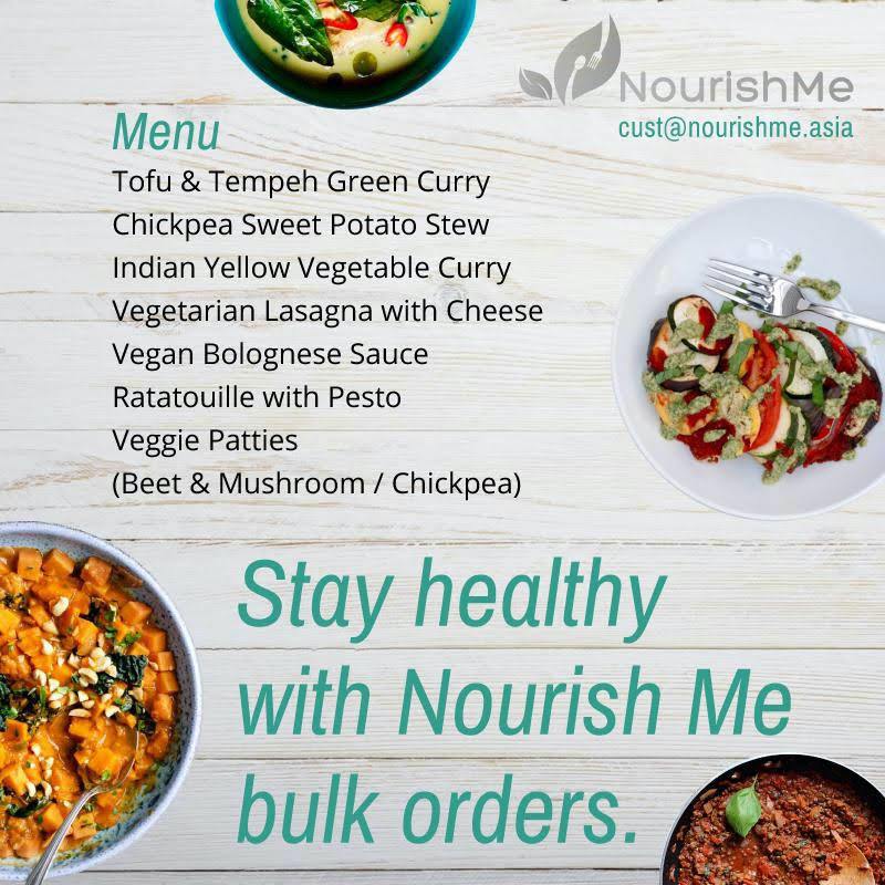 Nourish Me Healthy Food Delivery KL Menu