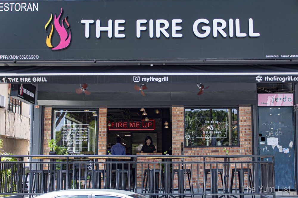 Fire and grill on sale