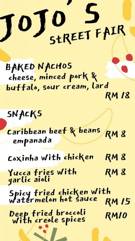 Joloko Delivery Menu