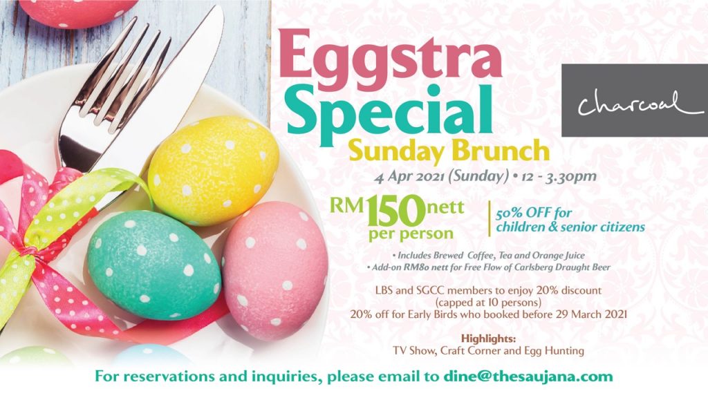 Charcoal Easter Sunday Brunch KL 2021