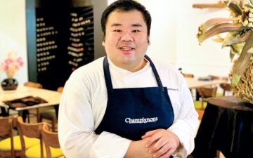 Chef Gary Chung Champignons at Oasis