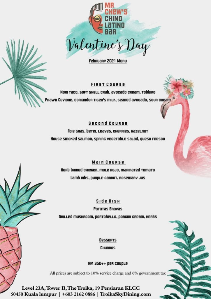Valentine's Day Kuala Lumpur 2021 - Where to Dine?