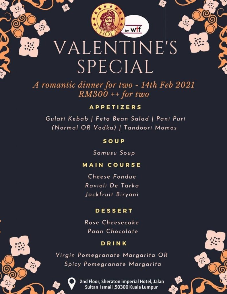 Valentine’s Day Kuala Lumpur 2021 – Where to Dine?