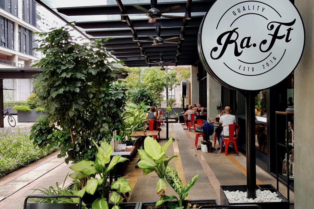 Ra.Ft Mont Kiara's outdoor tables