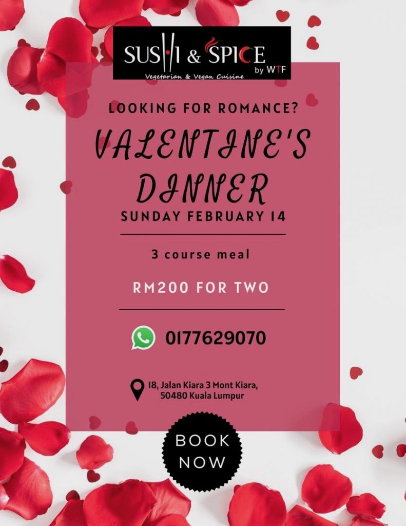 Valentine’s Day Kuala Lumpur 2021 – Where to Dine?