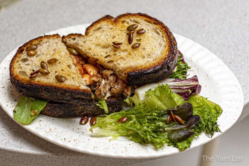 Three Years Old Cafe Review Grilled Chicken Sandwich