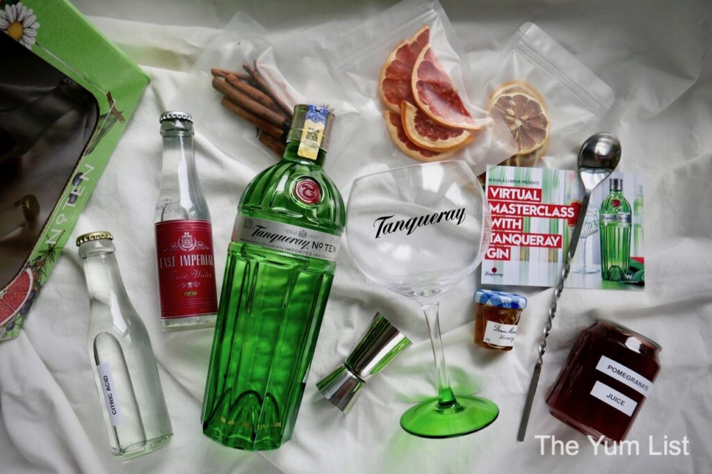 Tanqueray Gin Cocktail Kit W Kuala Lumpur - August Deliveries KL