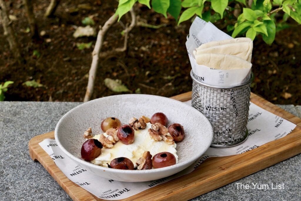 Labneh, Roasted Grapes, Walnuts and Honey