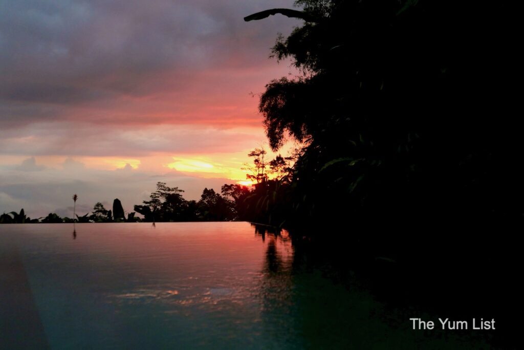 Sunset From the Jungle Villa