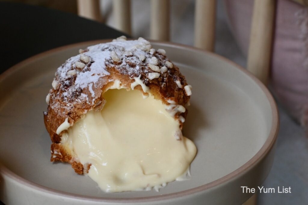 Menu Momaku x Baristart Coffee Malaysia Cream Puff