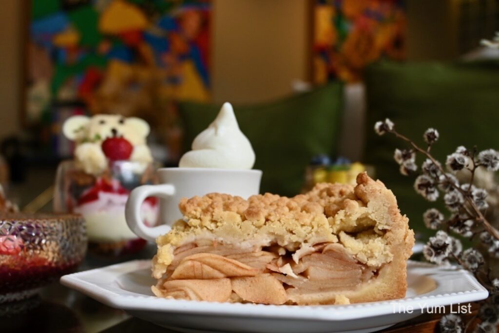 Momaku x Baristart Coffee menu Malaysia Apple Crumble