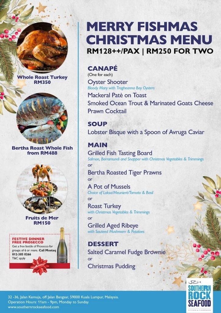 Christmas Menu KL