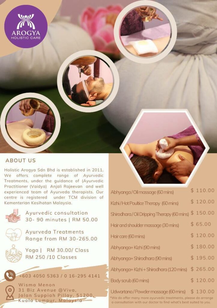 Arogya Holistic Care - Ayurvedic Medicine Kuala Lumpur