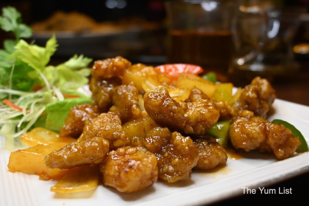 Wok-fried Diced Chicken in Sweet and Sour Sauce