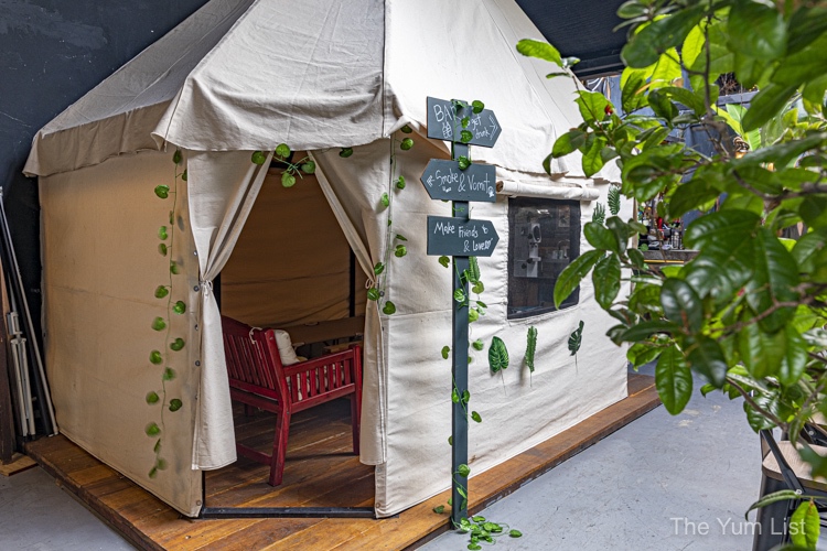 Camping-themed cocktail Bar Chinatown Kuala Lumpur