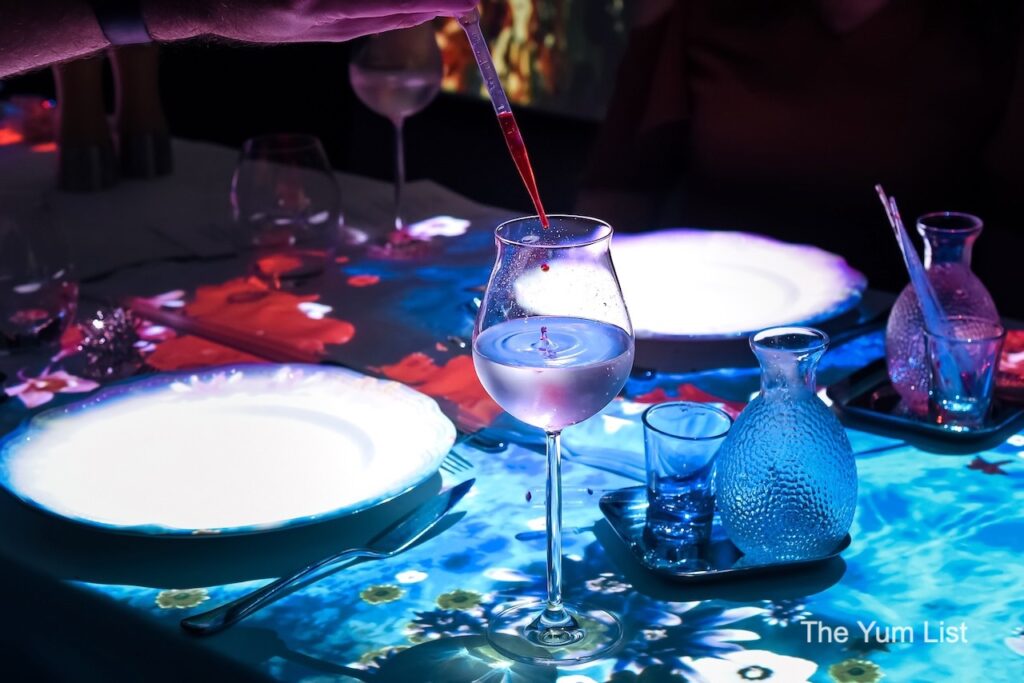 3D projection immersive dining experience KL unique restaurants Asia