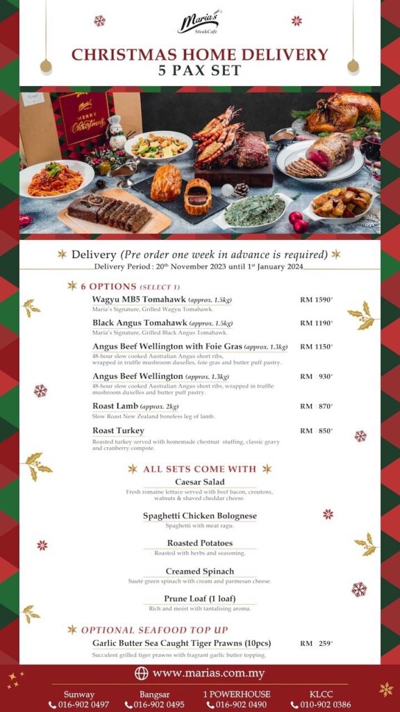 Latest festive offers KL