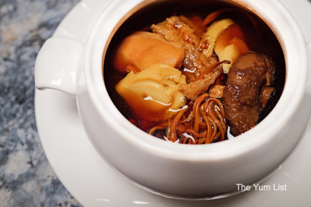 Fine Dining Chinese Restaurant KL Double-boiled Abalone and Chicken Soup