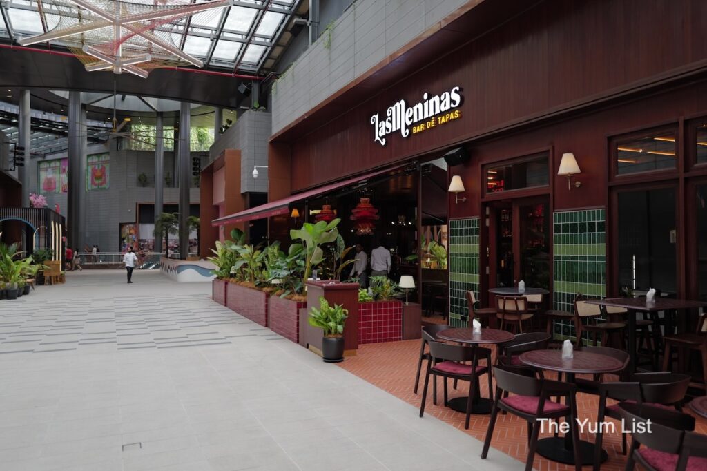 Las Meninas The Exchange Mall TRX facade and patio on the Dining Terrace