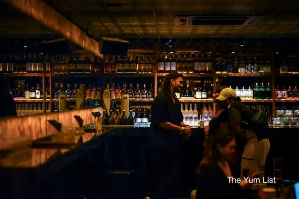 Hidden Bar Damansara Heights people standing at the bar